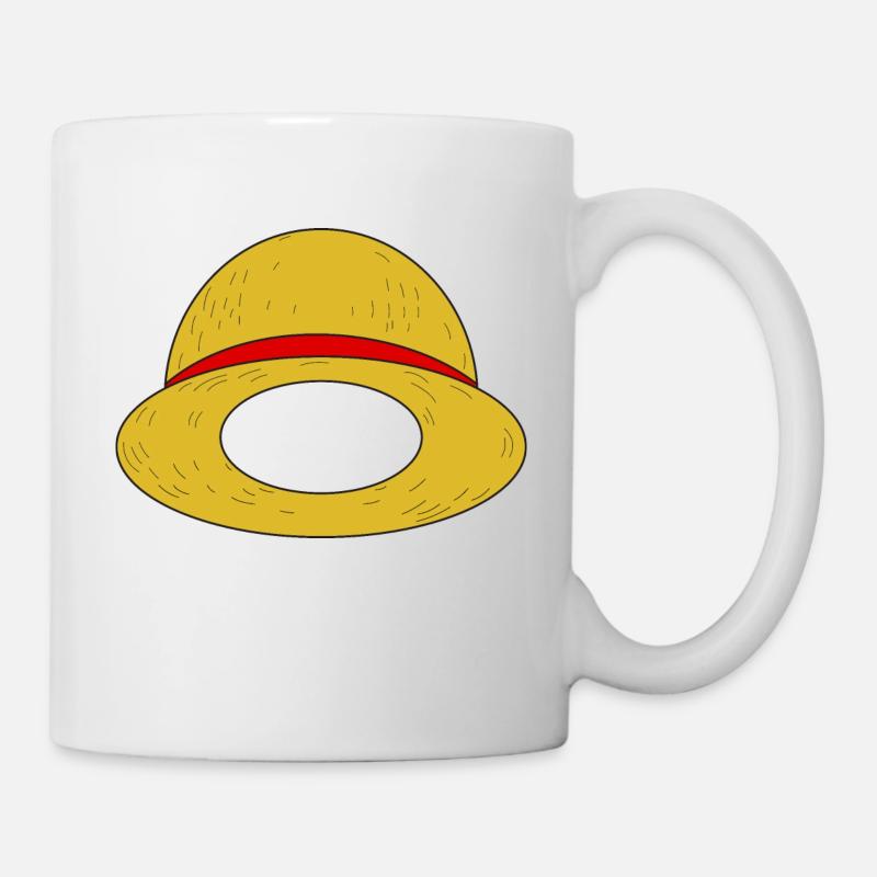 Luffy"s Straw Hat - Mug blanc - blanc