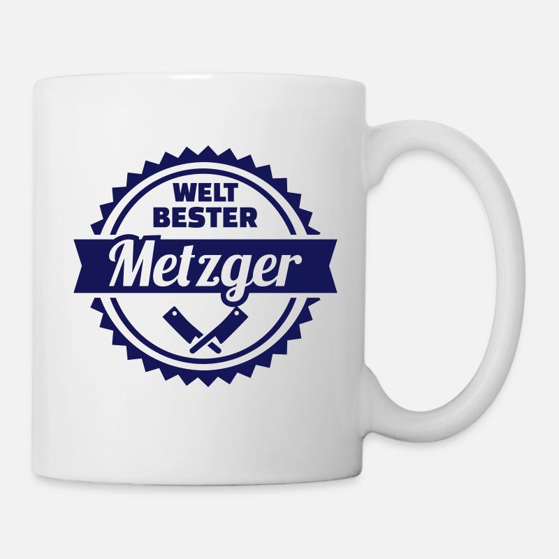 Metzger - Tasse - Weiß