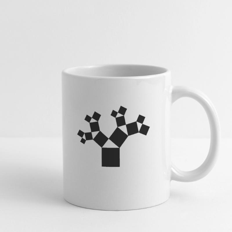 Pythagore Mug blanc