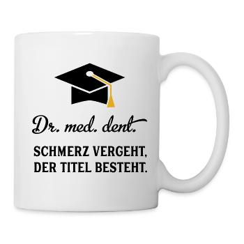 drmeddent - Tasse - Weiß - Rechts