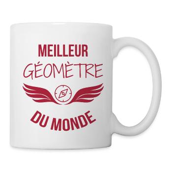 Vermesser / Vermesserin / Topographie / Tiefbau - Tasse - Weiß - Rechts