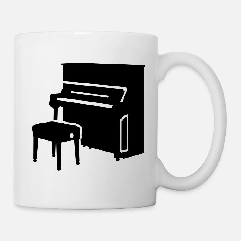 piano - Mug - white