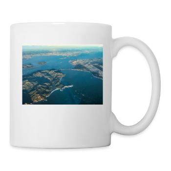 Die Golden Gate Bridge San Francisco - Tasse - Weiß - Rechts