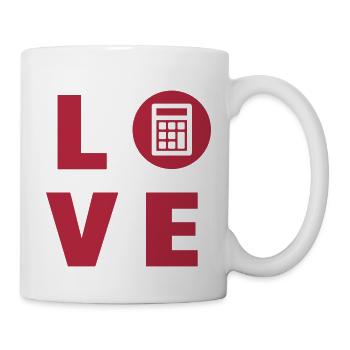 comptable / comptabilité / compter / chiffre - Mug blanc - blanc - Droite