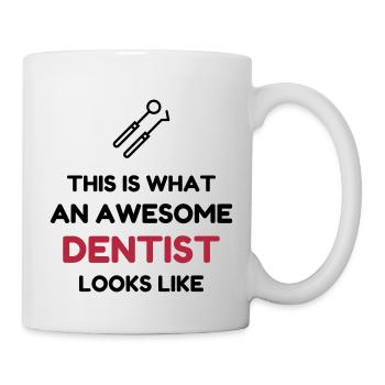 dentiste / dent / médecin / médecine - Mug blanc - blanc - Droite