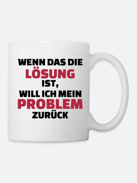 Lösung - Tasse - Weiß