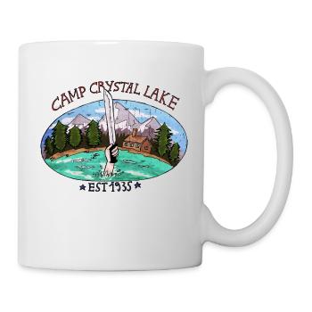 campcrystallake - Mug blanc - blanc - Droite