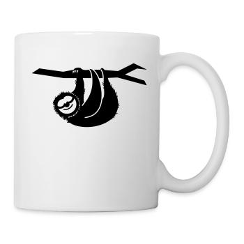 Funny sloth - Mug - white - Right