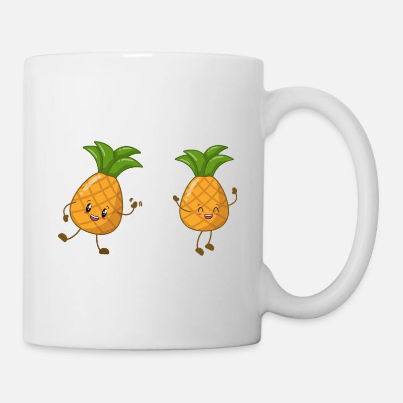 Ananas - Tasse - Weiß