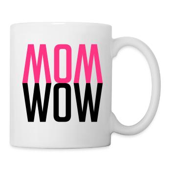 MOM WOW - Fête des Mères pour la meilleure mère - Mug blanc - blanc - Droite