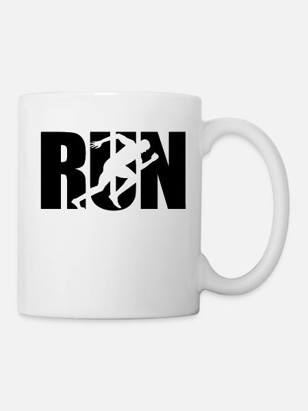 Run - Running - Mug - white