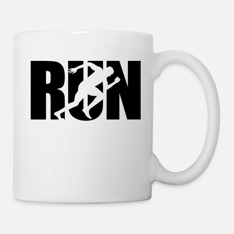 Run - Running - Mug blanc - blanc