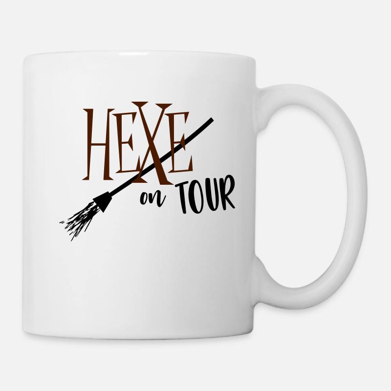 Hexe on Tour - Tasse - Weiß