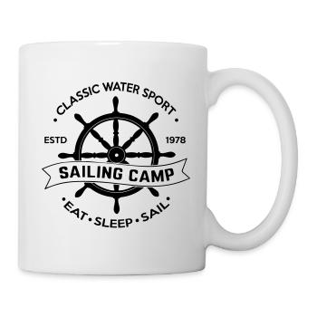 Sailing Camp - Tasse - Weiß - Rechts