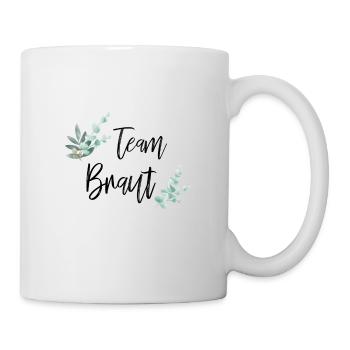 Team Bride / Team Braut / JGA - Tasse - Weiß - Rechts