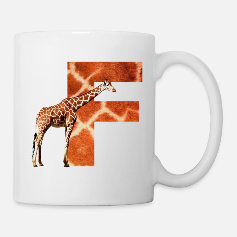 giraffe f - Tasse - Weiß