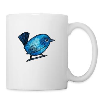 Pretty Little Blue Bird - Mug - white - Right