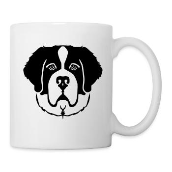 Saint Bernard - Mug blanc - blanc - Droite