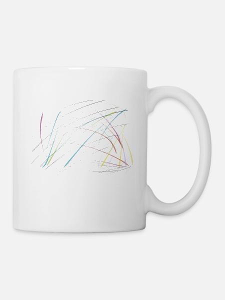 Line - Tasse - Weiß
