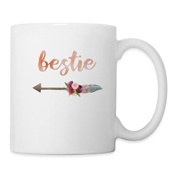 Bestie boho pfeil 2 - Tasse - Weiß - Rechts
