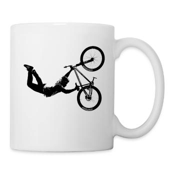 BMX DIRT JUMP TRICK - Tasse - Weiß - Rechts