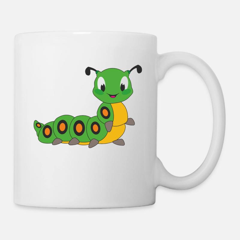 Caterpillar - Mug blanc - blanc