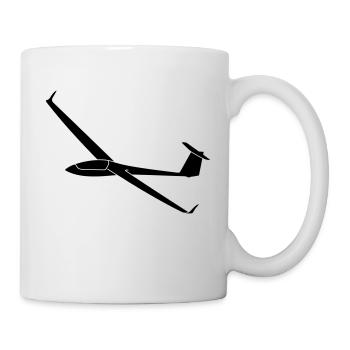 Ls8 neo Segelflugzeug Segelflieger Pilot gleiten - Tasse - Weiß - Rechts