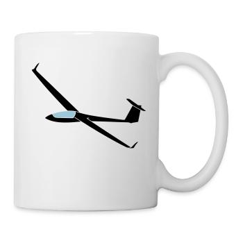 ls8neo gleiten Pilot Segelflugzeug Segelflieger - Tasse - Weiß - Rechts