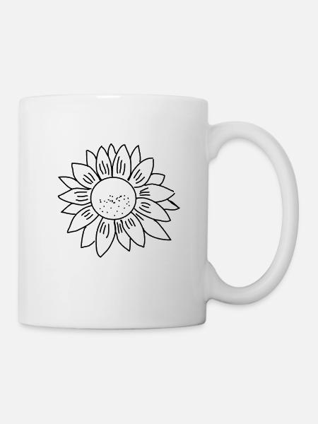 Sunflower! - Mug - white