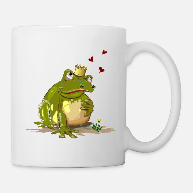 Froschkönig - Tasse - Weiß