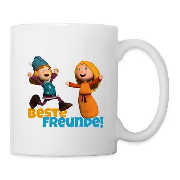 Wickie Und Die Starken Männer Beste Freunde 3D - Tasse - Weiß - Rechts