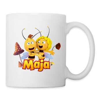 Biene Maja Freundschaft Mit Willi - Tasse - Weiß - Rechts