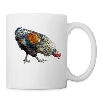 Œufs de poule - Mug blanc - blanc - Droite