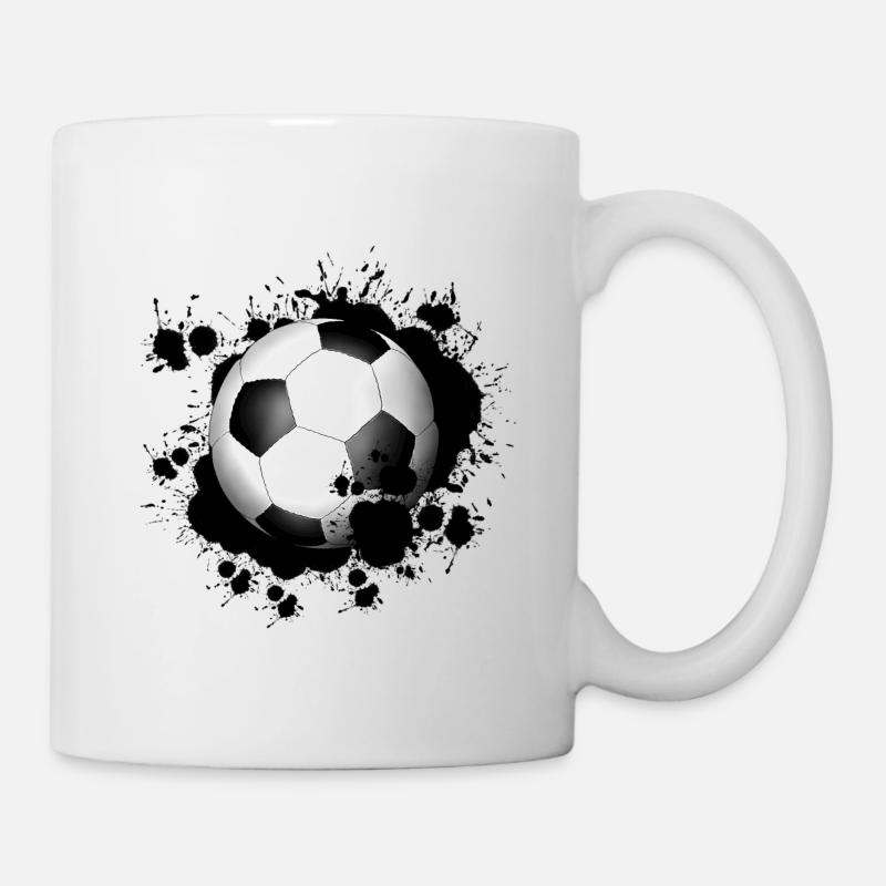 Fußball - Tasse - Weiß