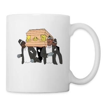 MEME COFFIN funeral dance guys - Mug - white - Right