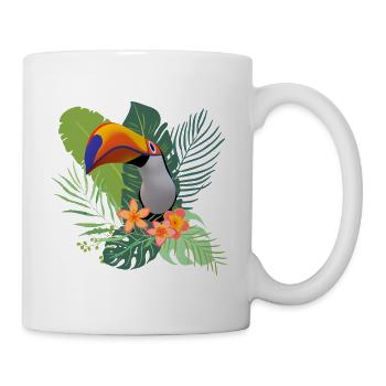 tropical - Tasse - Weiß - Rechts
