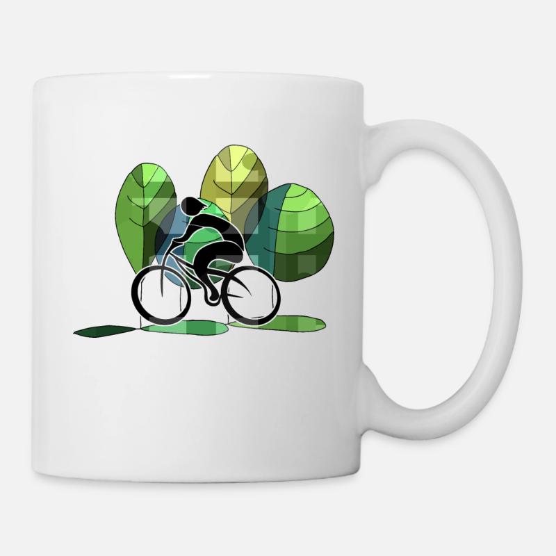 Radfahrer - Tasse - Weiß