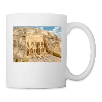 Temple d'Abou Simbel en Egypte - Mug blanc - blanc - Droite