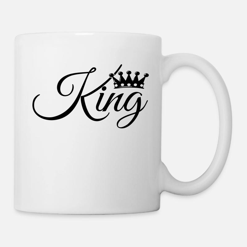 KING - Mug blanc - blanc