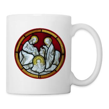kirchenfenster heilige familie - Tasse - Weiß - Rechts