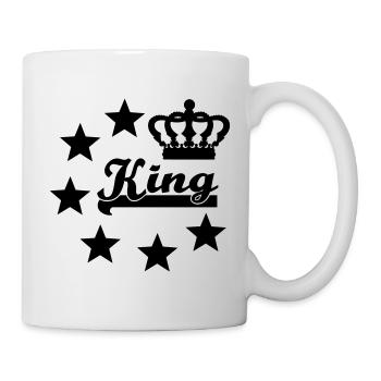King Queen King Queen Crown Look assorti - Mug blanc - blanc - Droite