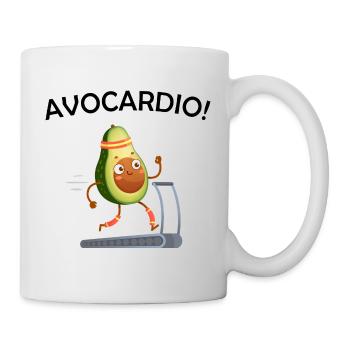 Avocardio t-shirt humour message avocat cadeau - Mug blanc - blanc - Droite