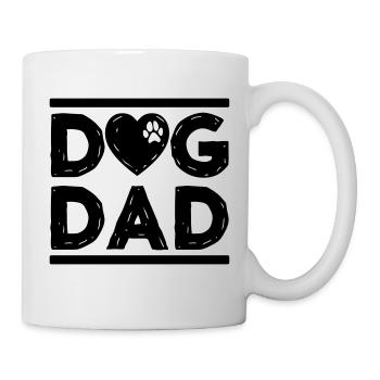 CHIEN PAPA - Mug blanc - blanc - Droite
