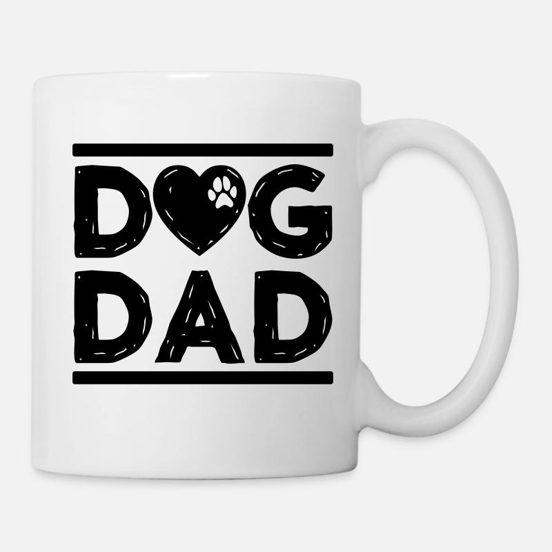 CHIEN PAPA - Mug blanc - blanc