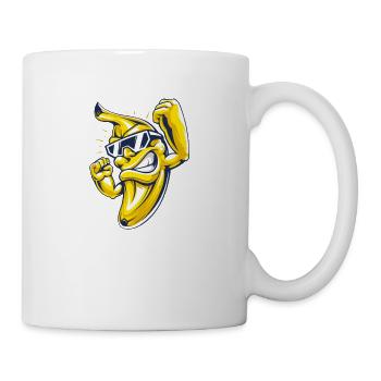 Banane fraîche - Mug blanc - blanc - Droite