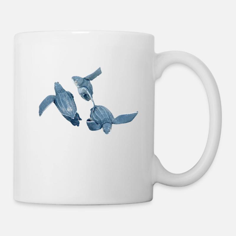 tortue luth 2 - Mug blanc - blanc