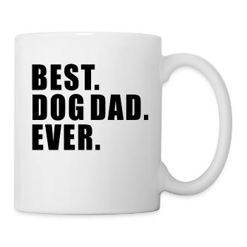 BEST DOG DAD EVER GIFT DOG DOGS PAPA GASSI - Mug - white - Right