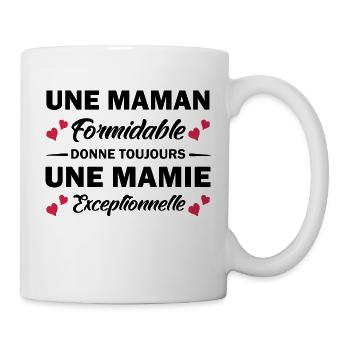 maman formidable donne toujours mamie exceptionnel - Mug blanc - blanc - Droite