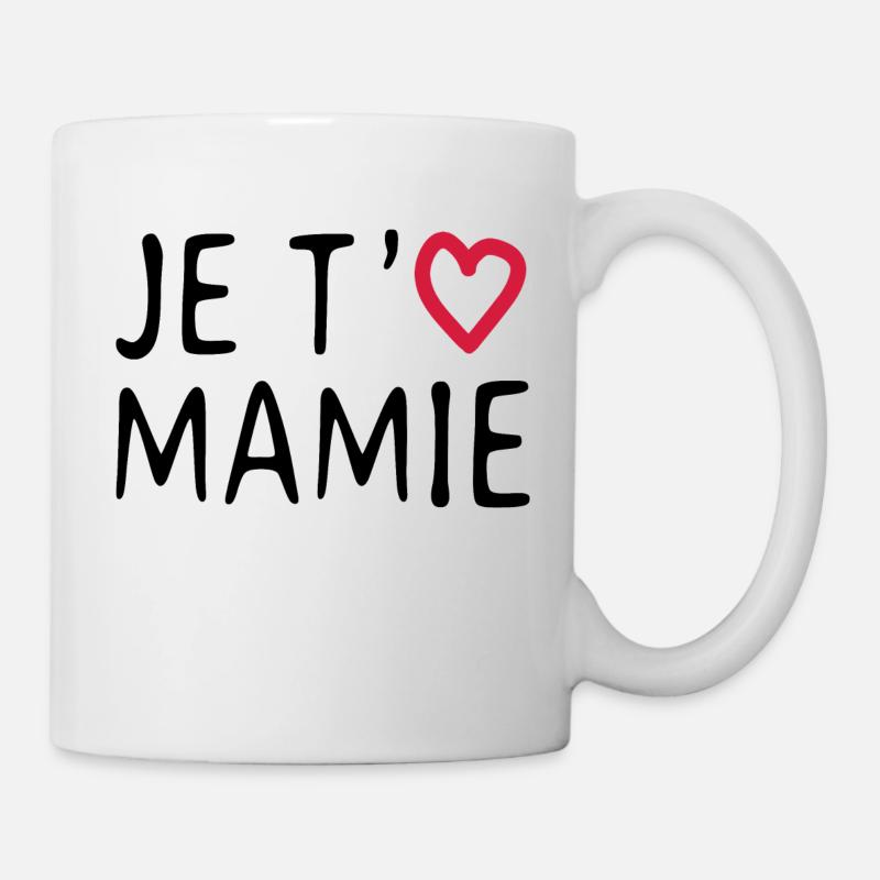 Je t'aime mamie - Mug blanc - blanc