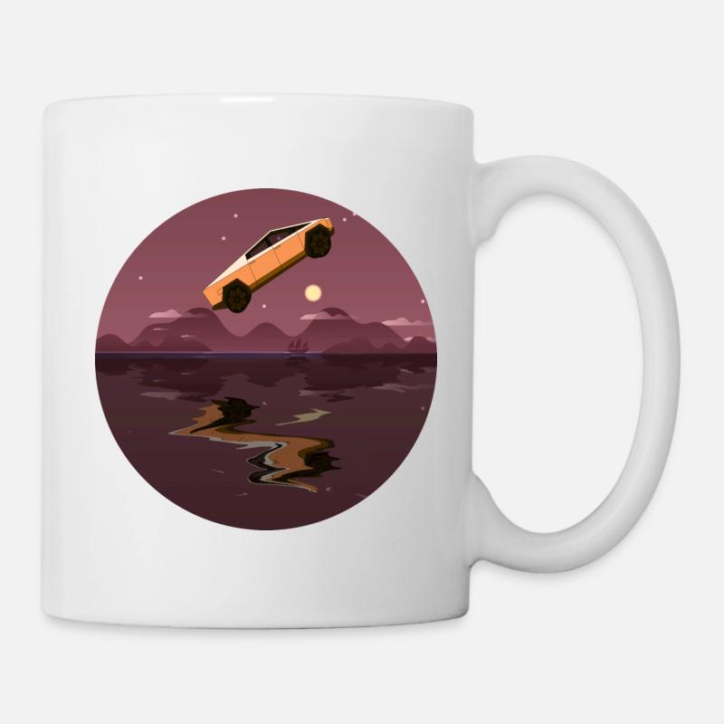 Cybertruck Design - Mug blanc - blanc